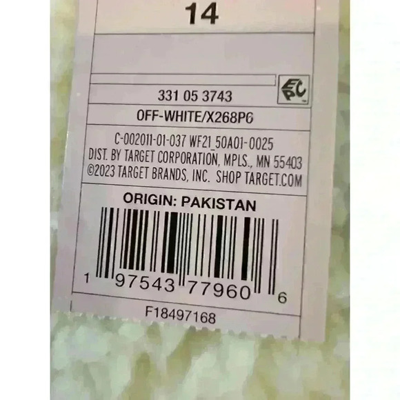 Wild Fable Shorts Womens 14 Jean Super-High Rise Rolled Cuff Off Cream New - Picture 12 of 12